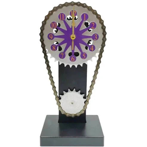 Watch chain with movement - Silent rotating table clock
