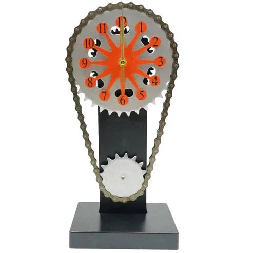 Watch chain with movement - Silent rotating table clock
