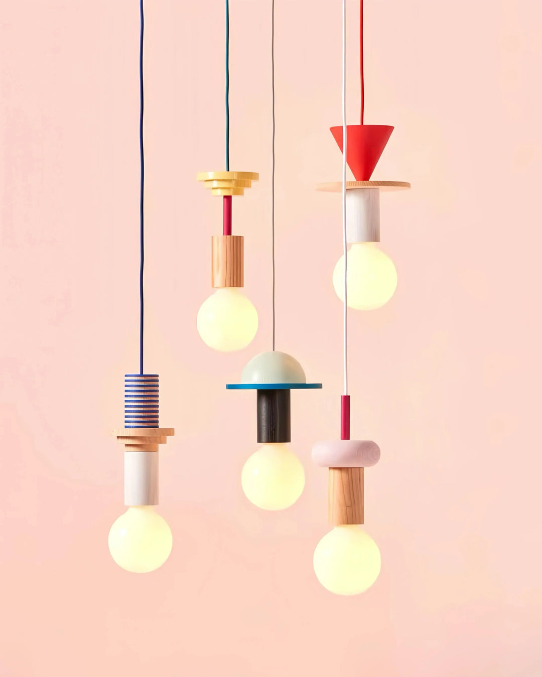 Chandelier in geometric shape