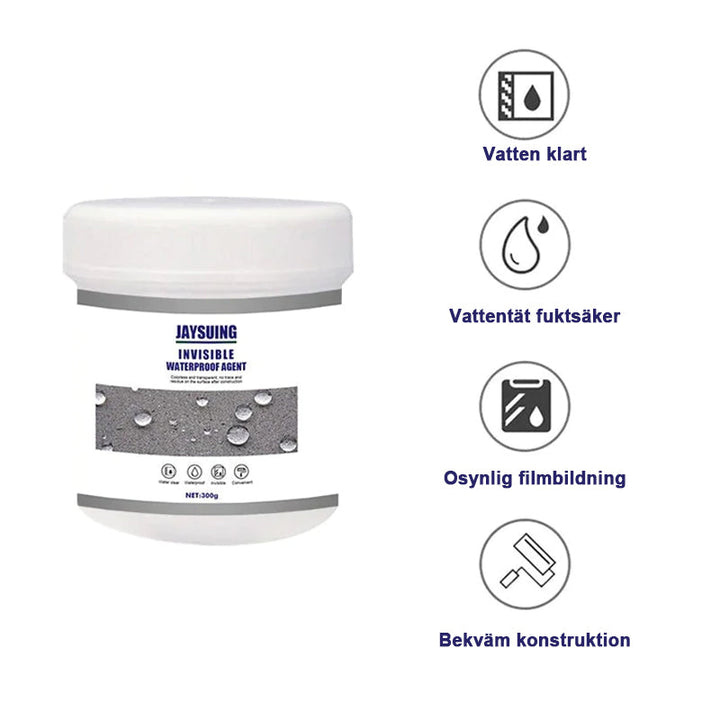 Transparent waterproof coating