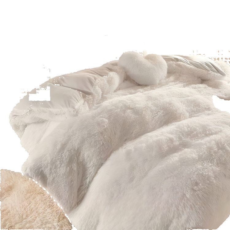 Three-Piece Velvet Bedding Set with Velvet Finish