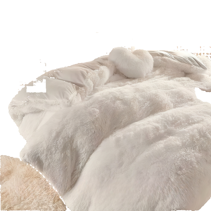 Three-Piece Velvet Bedding Set with Velvet Finish