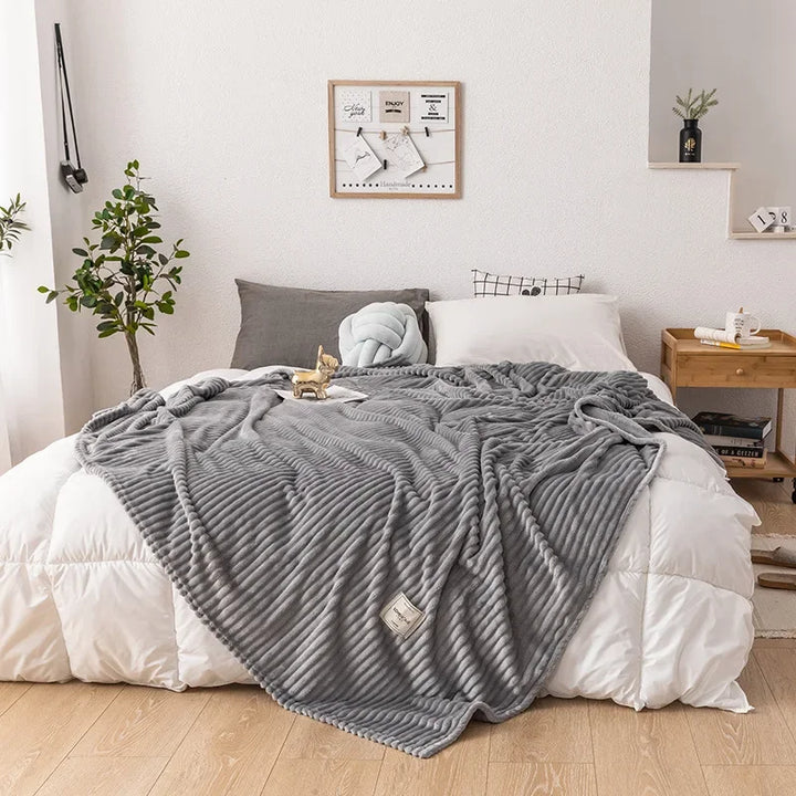 Thick Flannel Autumn Blanket - WarmHaven