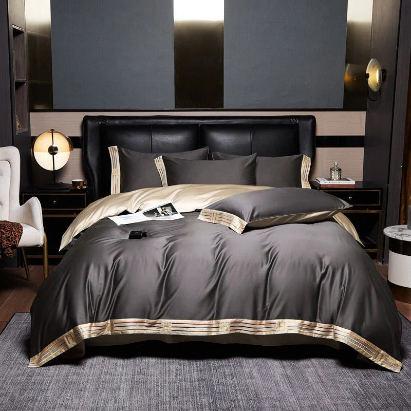 Luxury Satin Bedding 4-Piece Set - OpulenceSleep