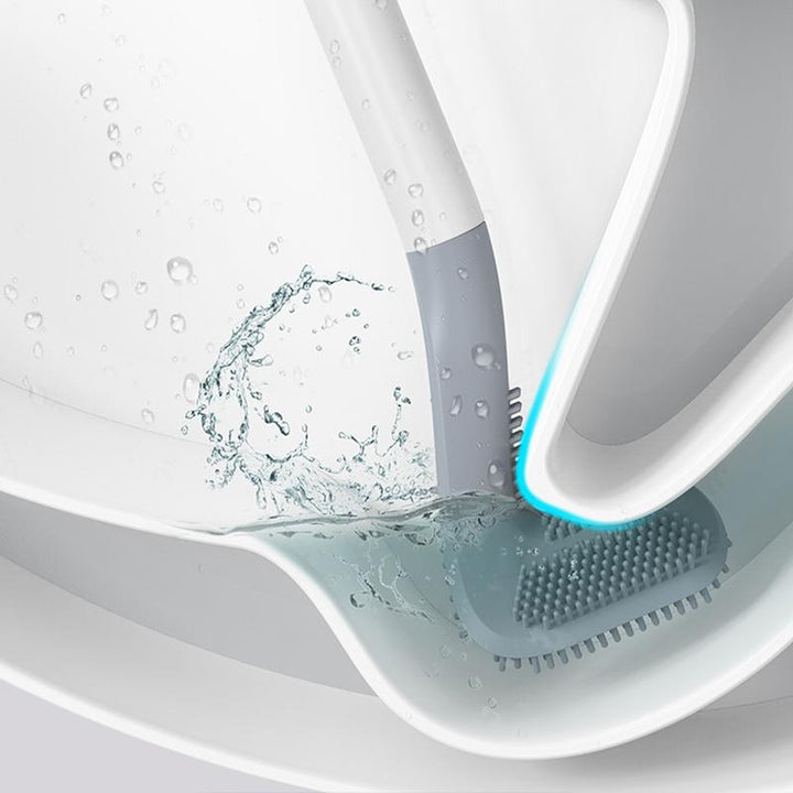 Longer Grip Flexible Silicone Golf Toilet Brush