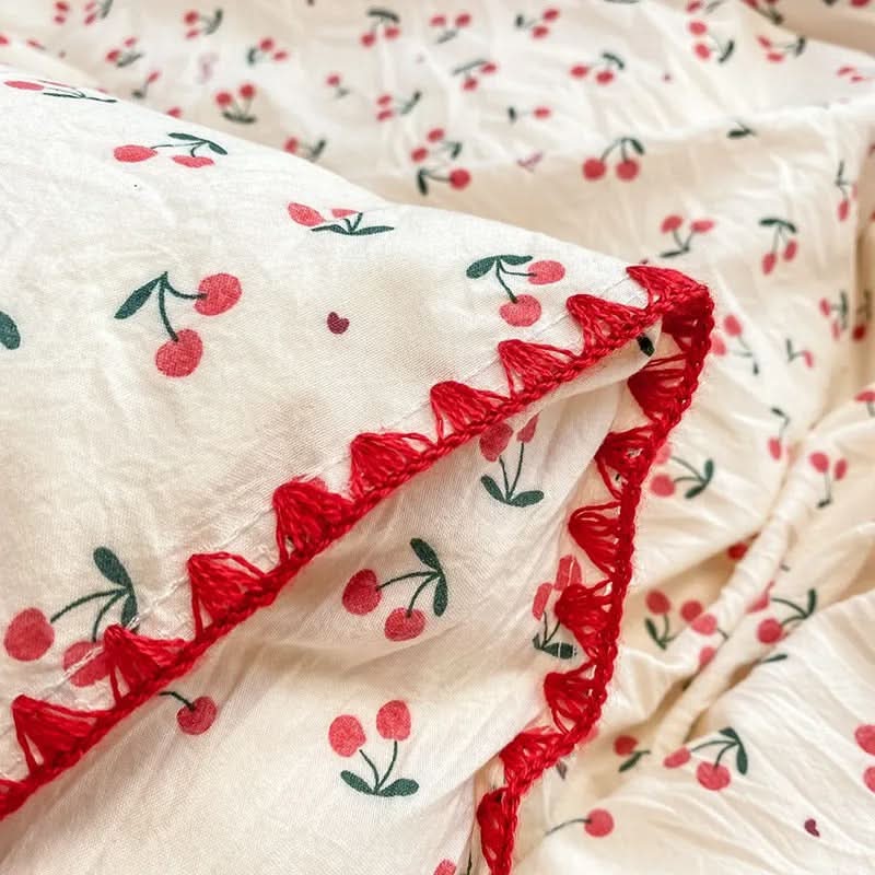 Blossom &amp; Berry Dream Bedding Set 4pcs Floral Duvet Cover