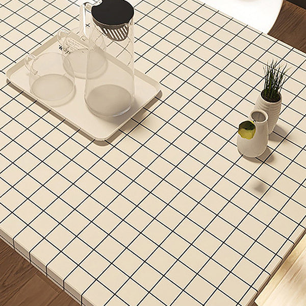 White Peel &amp; Stick Tile Mirror Plastic Grid Wallpaper for Kitchen and Bathroom