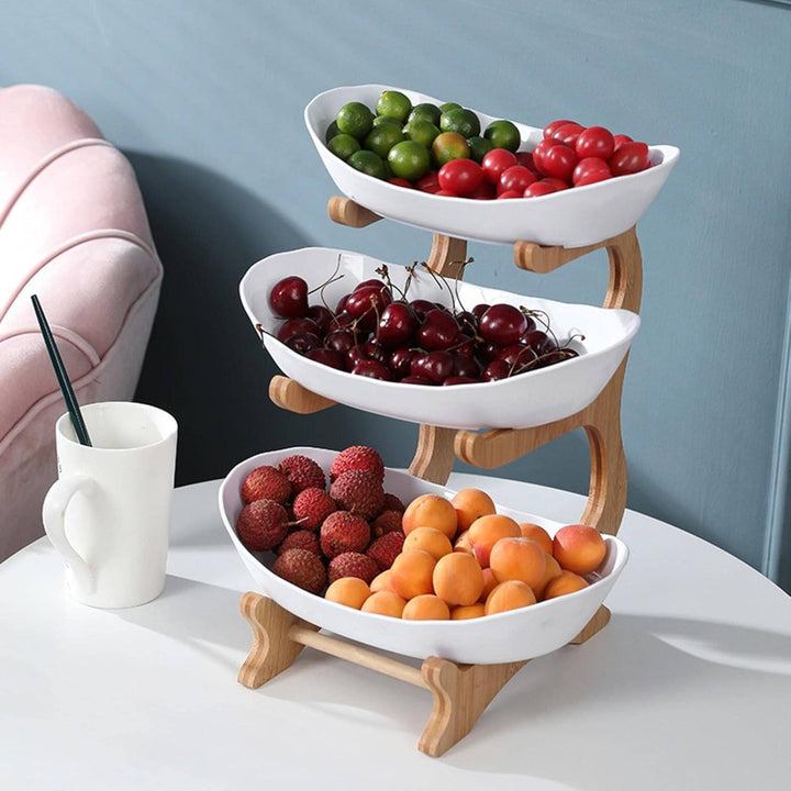 FruitTower - Elegant Metal Fruit Stand