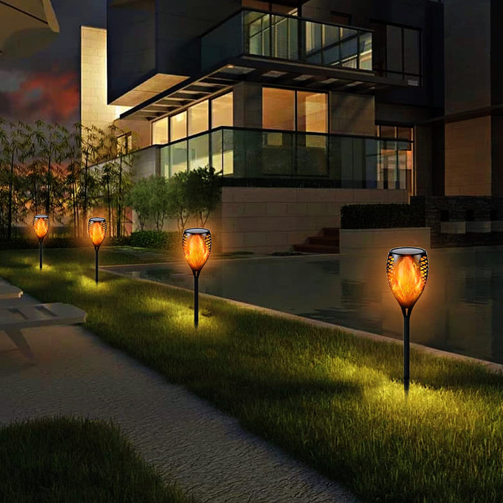 Solar-Tiki-Torches | Solar-Torch Light with Flickering Flame