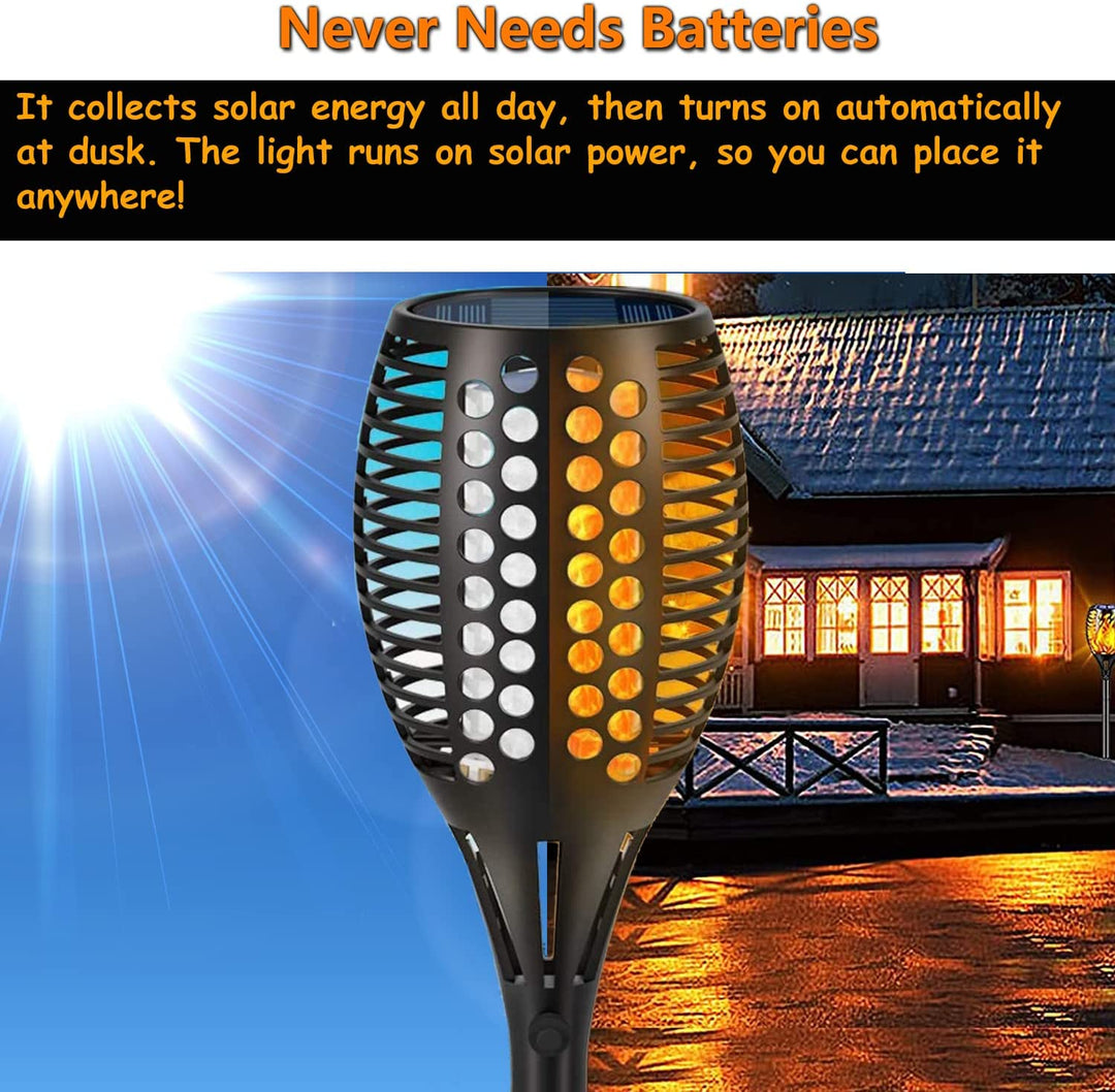 Solar-Tiki-Torches | Solar-Torch Light with Flickering Flame