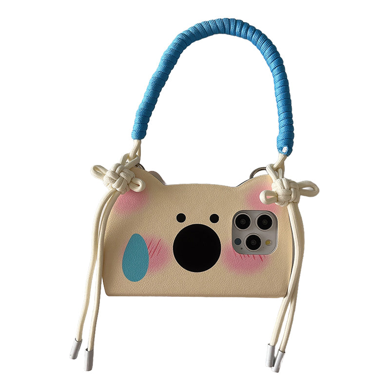 Insta-Style Cartoon Westie Flip-Phone Case