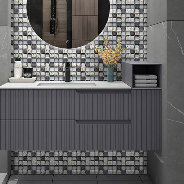 Mosaic tile for peeling and sticking Tile mirror kitchen Removable wall tile
