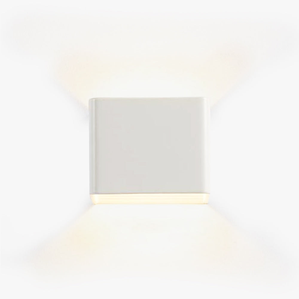 Modern square wall light