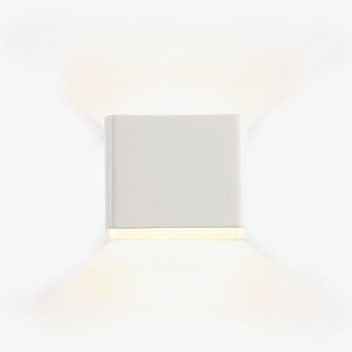 Modern square wall light