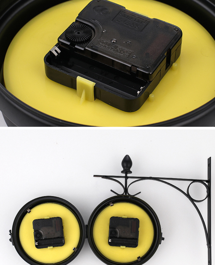 Double-sided EuroElegance wall clock