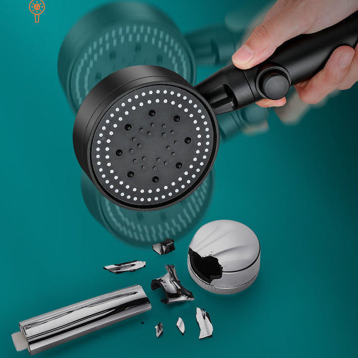 Multifunctional high-pressure showerhead