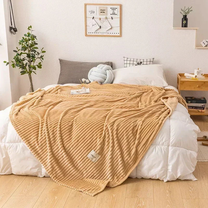 Thick Flannel Autumn Blanket - WarmHaven