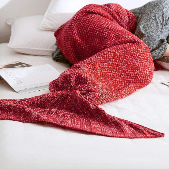 Warm and soft mermaid fabric