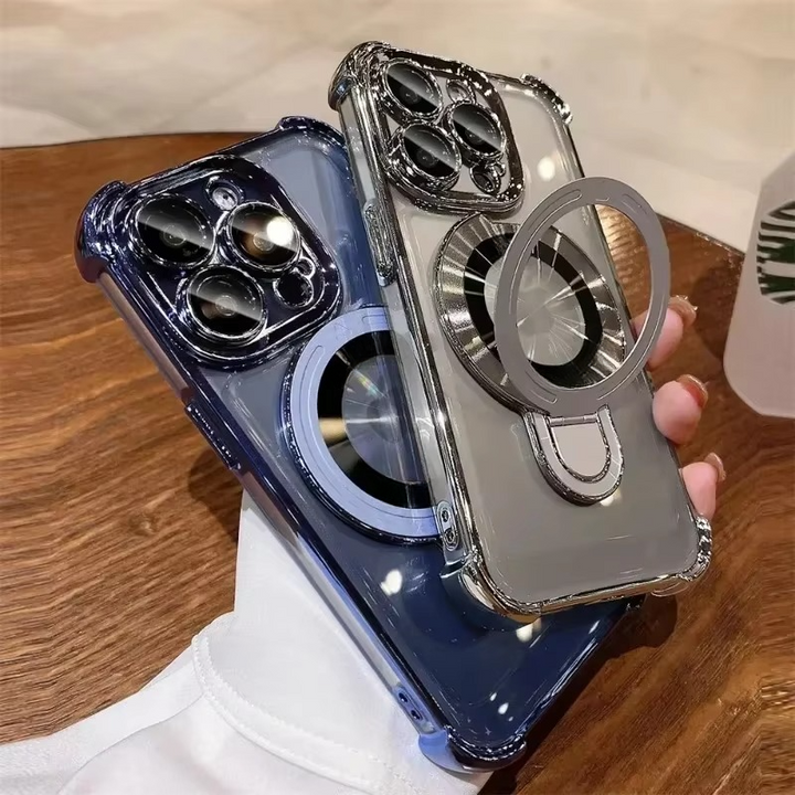 Premium Magnetic iPhone Case with MagSafe Stand &amp; Shockproof Protection