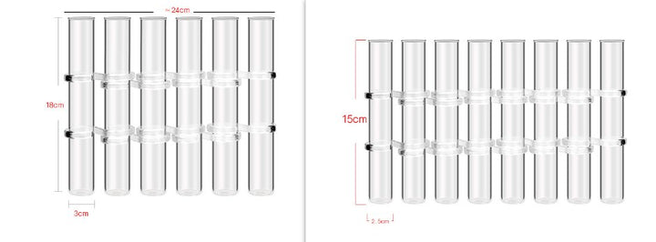 Flexible Flower Vases with Hinges | Modern Glass Tube Vase