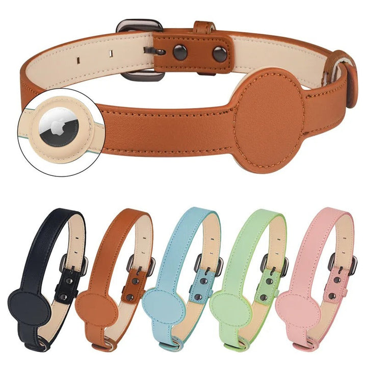 Edouard Collar – Luxe Dog Collar with Airtag