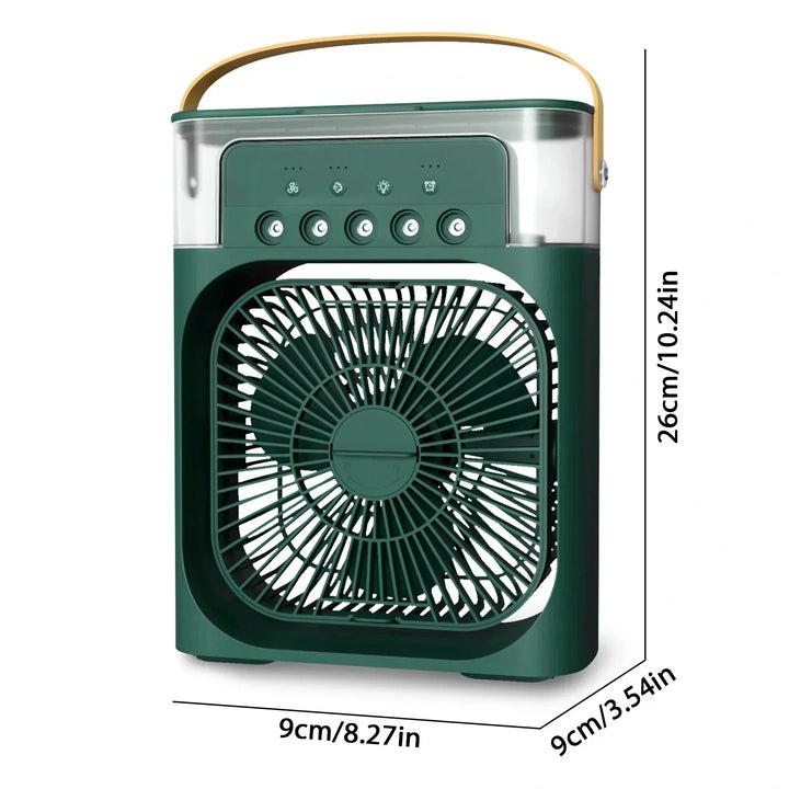 3-in-1 Portable Air Cooler with Humidifier and LED Night Lights |