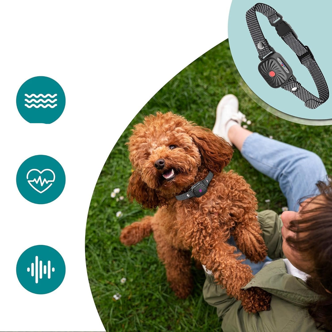 Adjustable Anti Bark Collar for Dogs | Humane, Comfortable &amp; Effective Bark Control Device for Small to Large Breeds