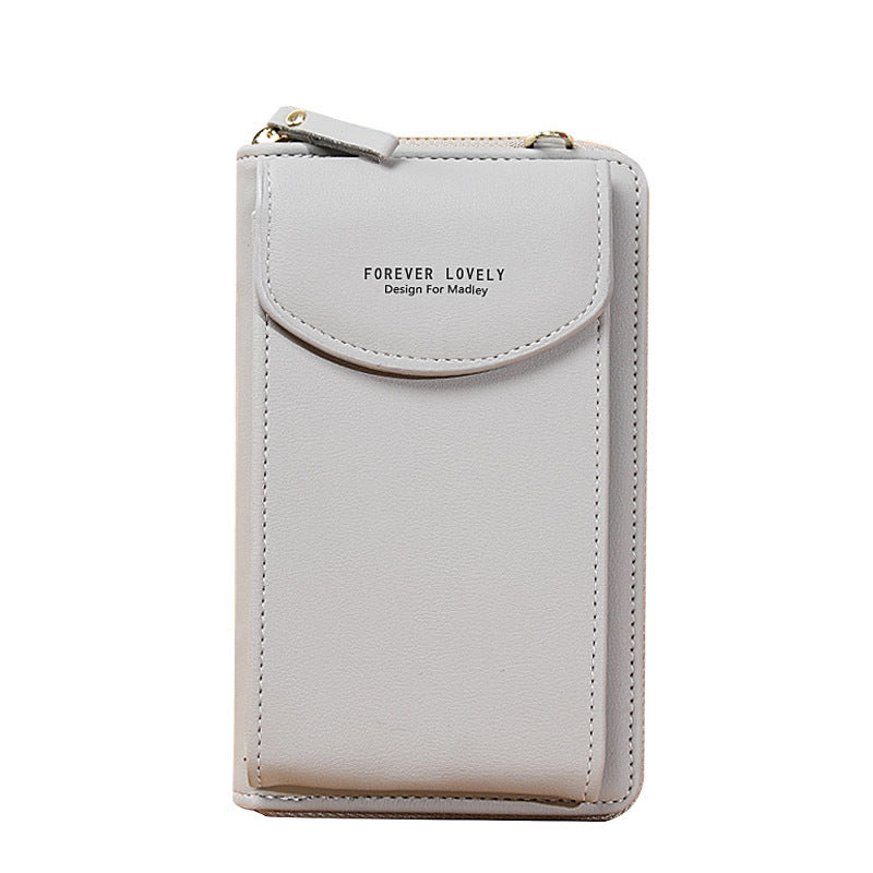 First-class phone case/shoulder bag with zipper |