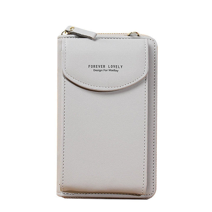 First-class phone case/shoulder bag with zipper |