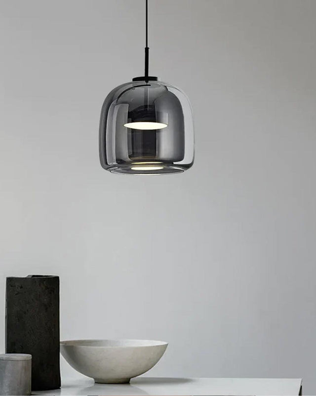 Valentino pendant light - Smoke - Set of 2
