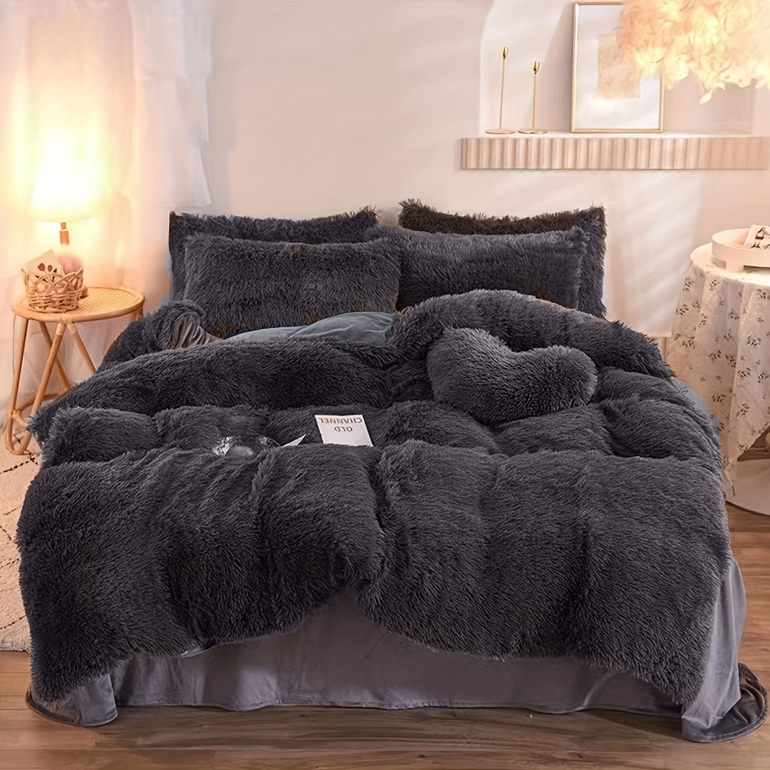 Luxurious Velvet Duvet Cover Set for Ultimate Comfort