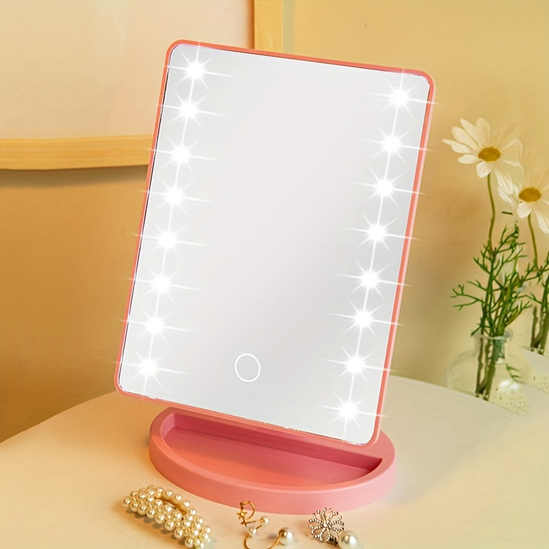 GlowPerfect - Portable Makeup Mirror with 16 LEDs