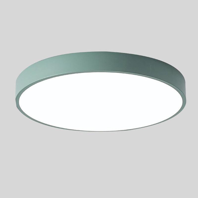Wood Macaroon Circular Ceiling Light