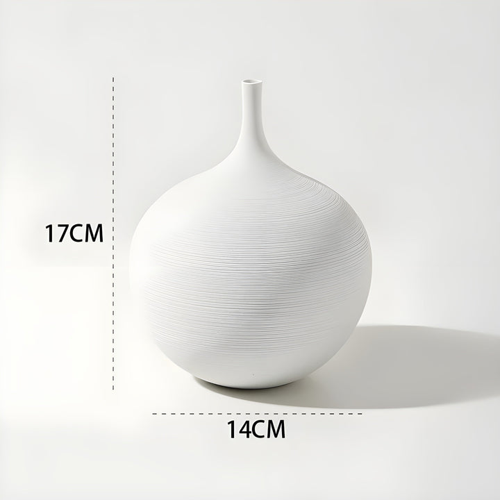 Minimalistic Handcrafted Ceramic Zen Vase