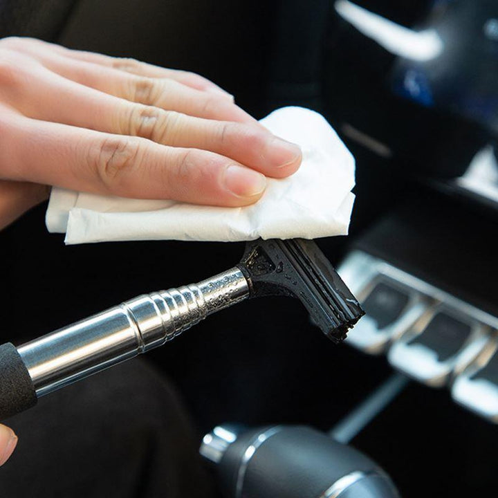 Adjustable rearview mirror wiper washing device portable |