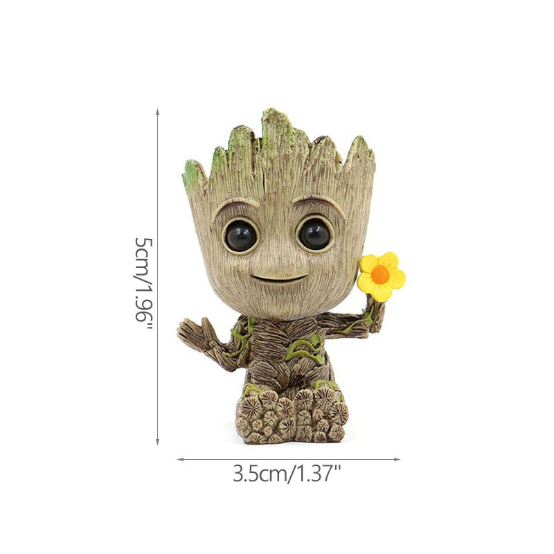 Cartoon Large Miniature Figure: Playful Office Decoration