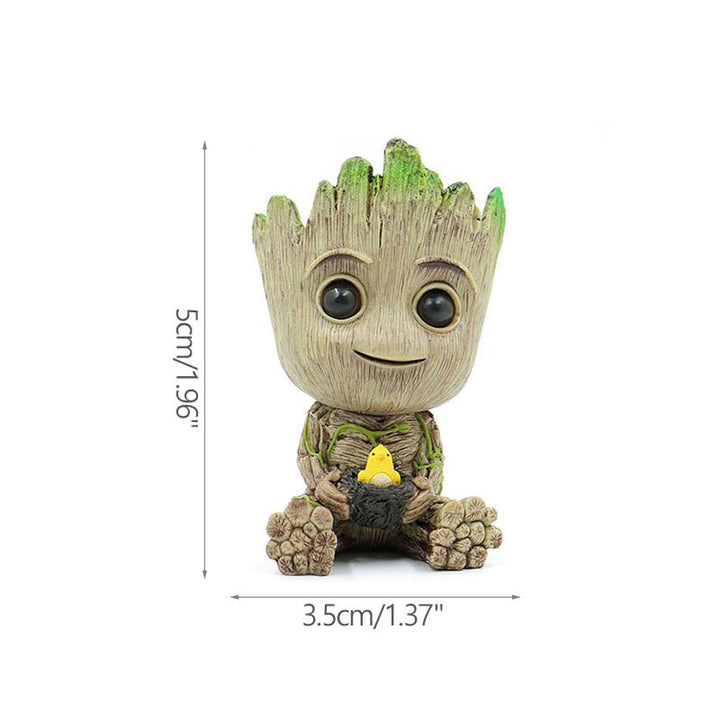 Cartoon Large Miniature Figure: Playful Office Decoration