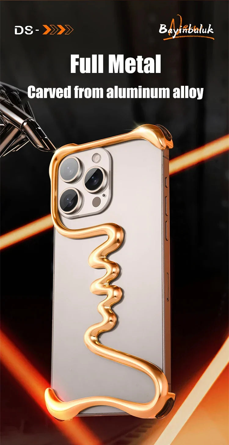 Metal Alloy Frameless  iPhone Case