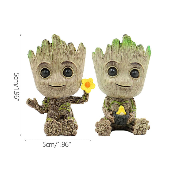 Cartoon Large Miniature Figure: Playful Office Decoration