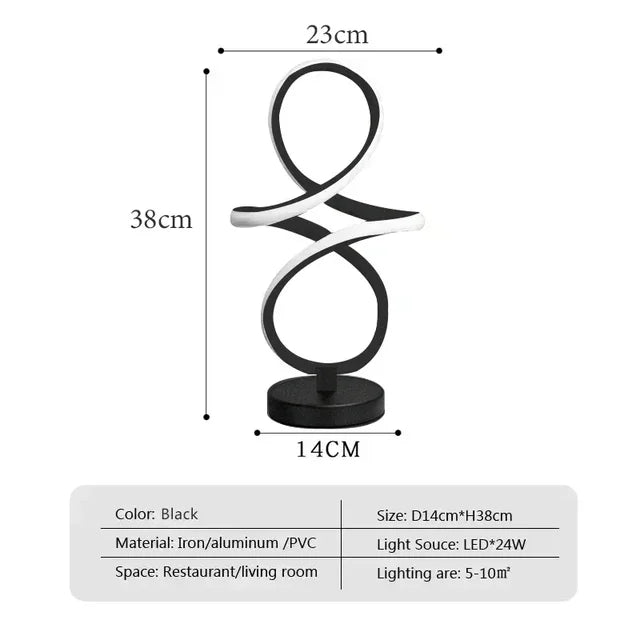 Luxe Lines Table Lamp