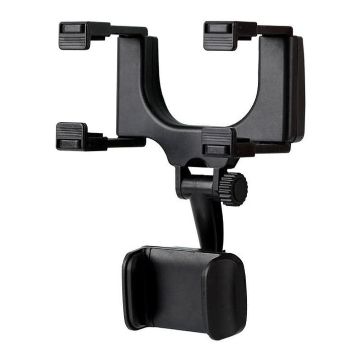 Rear-view mirror mobile phone holder for safe driving