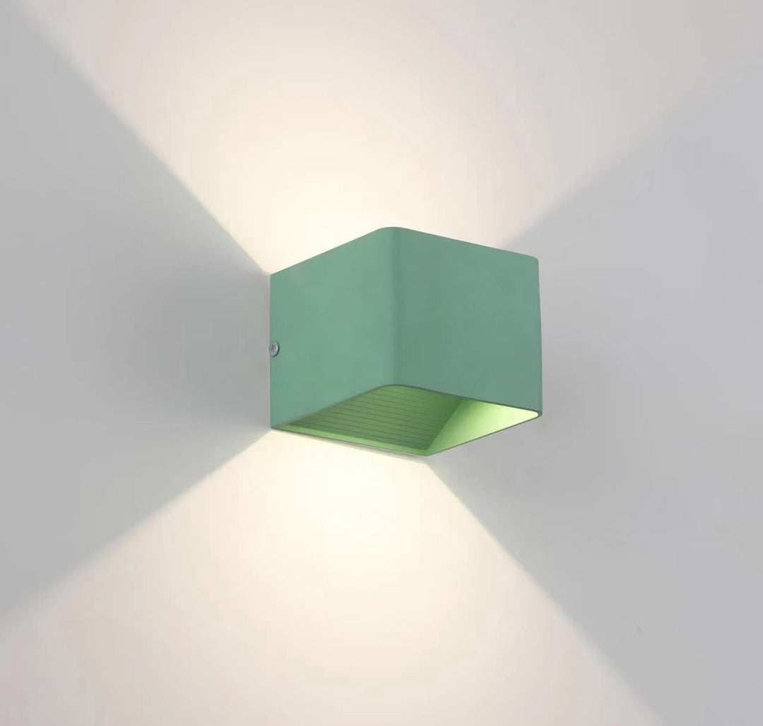 Modern square wall light