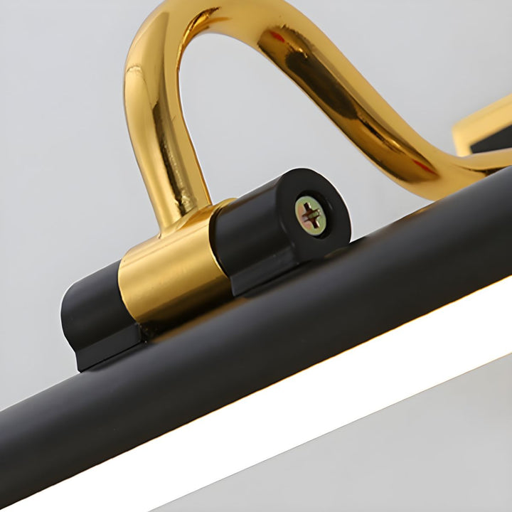 Luxury Black-Gold Mirror Lamp – LumoGold |