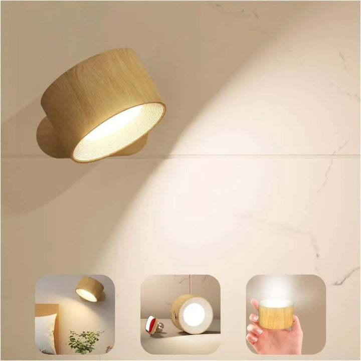 Wall lamp Rechargeable Wireless 360°