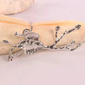Bird & Flower Napkin Rings - 4 Pieces