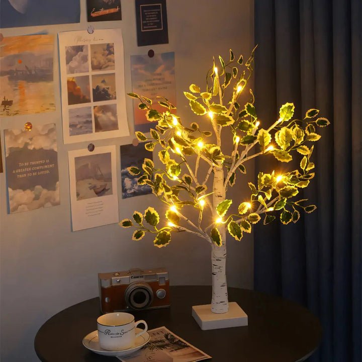 Magical BrightTree Table Lamp – Elegant Tree Design with Warm LED Light
