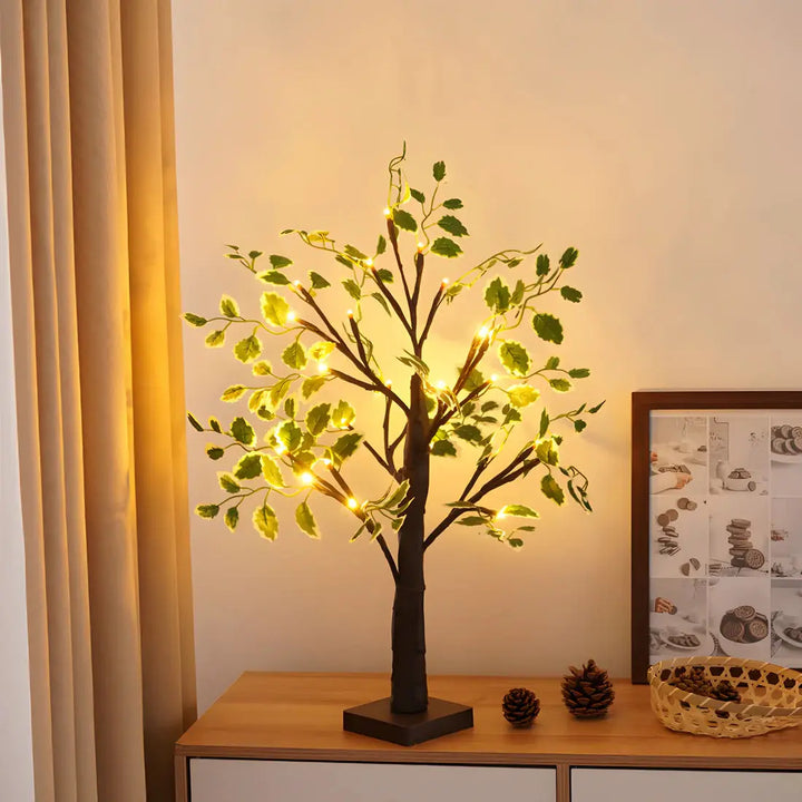 Magical BrightTree Table Lamp – Elegant Tree Design with Warm LED Light