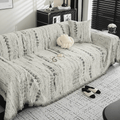 Elegant chenille sofa cover with easy care