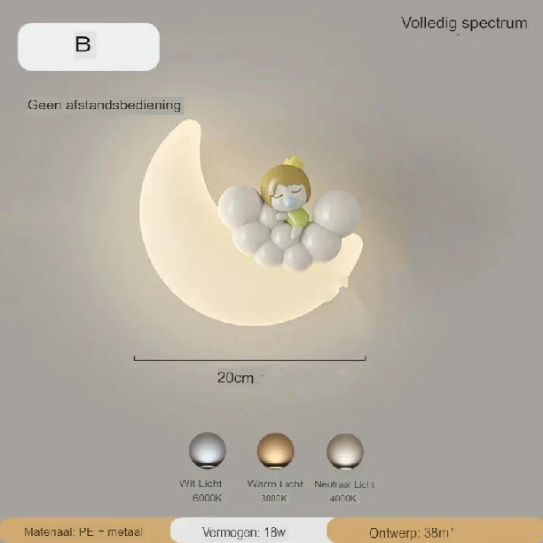 Wall lamp Moon | Gentle lighting | High quality - Noram