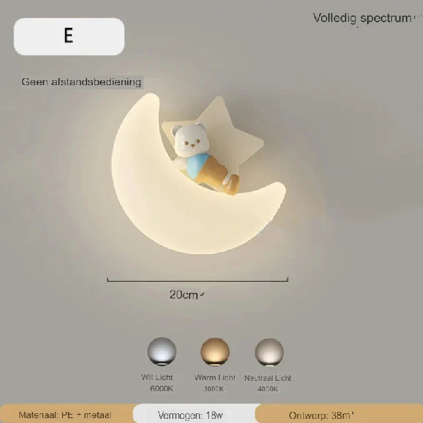 Wall lamp Moon | Gentle lighting | High quality - Noram